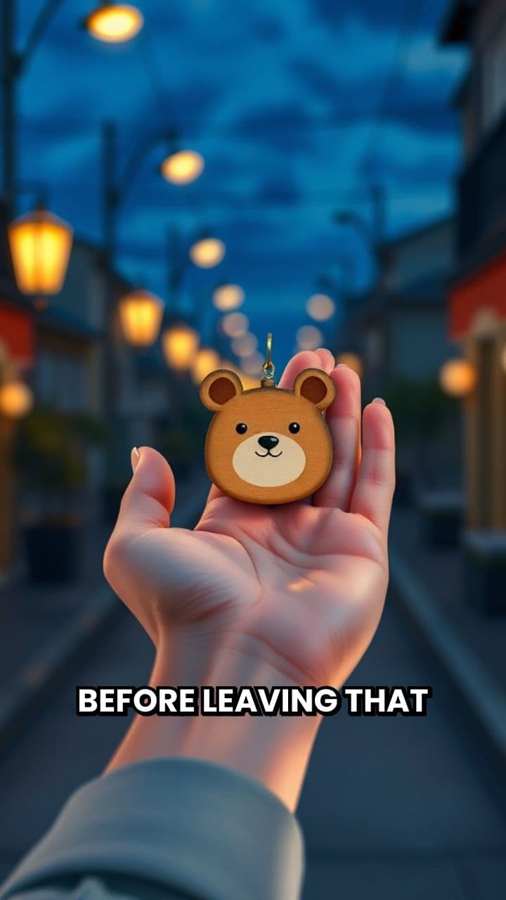 The Bear-Faced Keychain