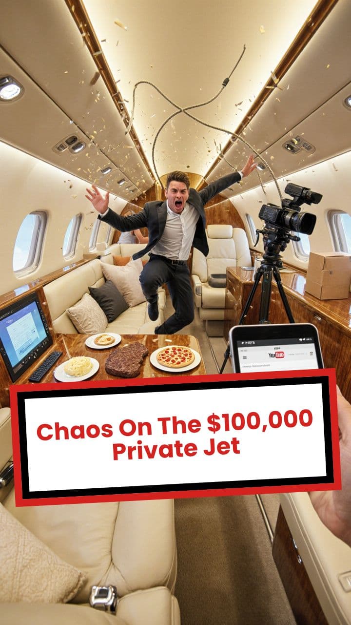 Chaos On The $100,000 Private Jet