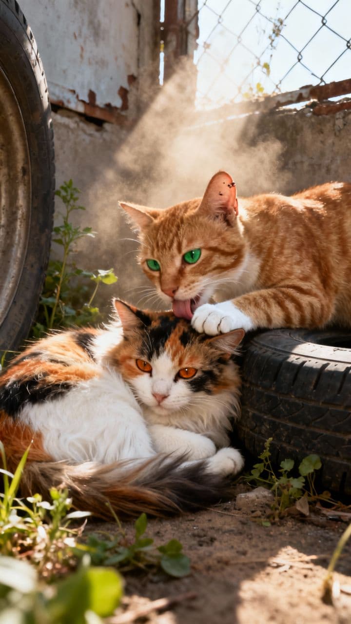 Corações de Gato em Ruínas