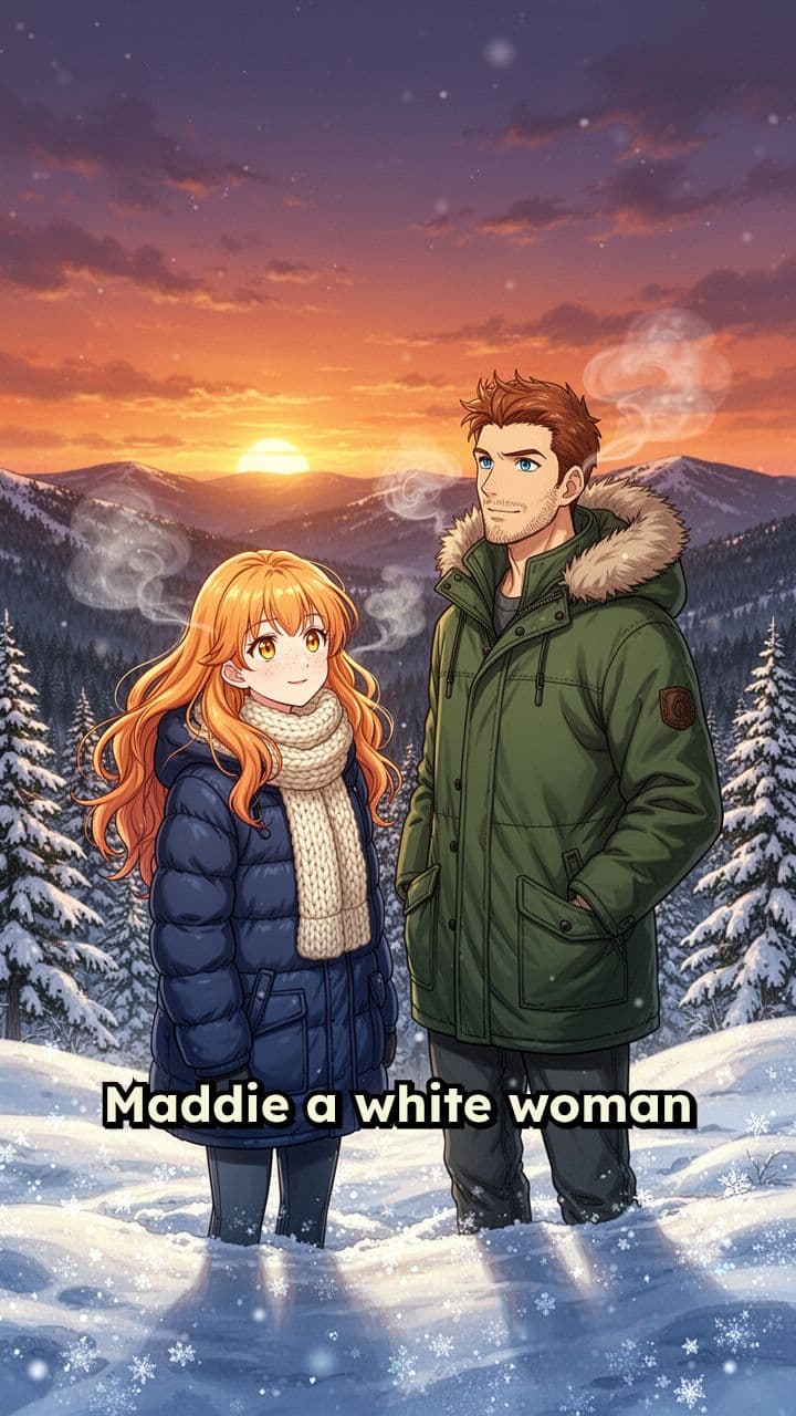 Snow Angels with Miriam the Husky