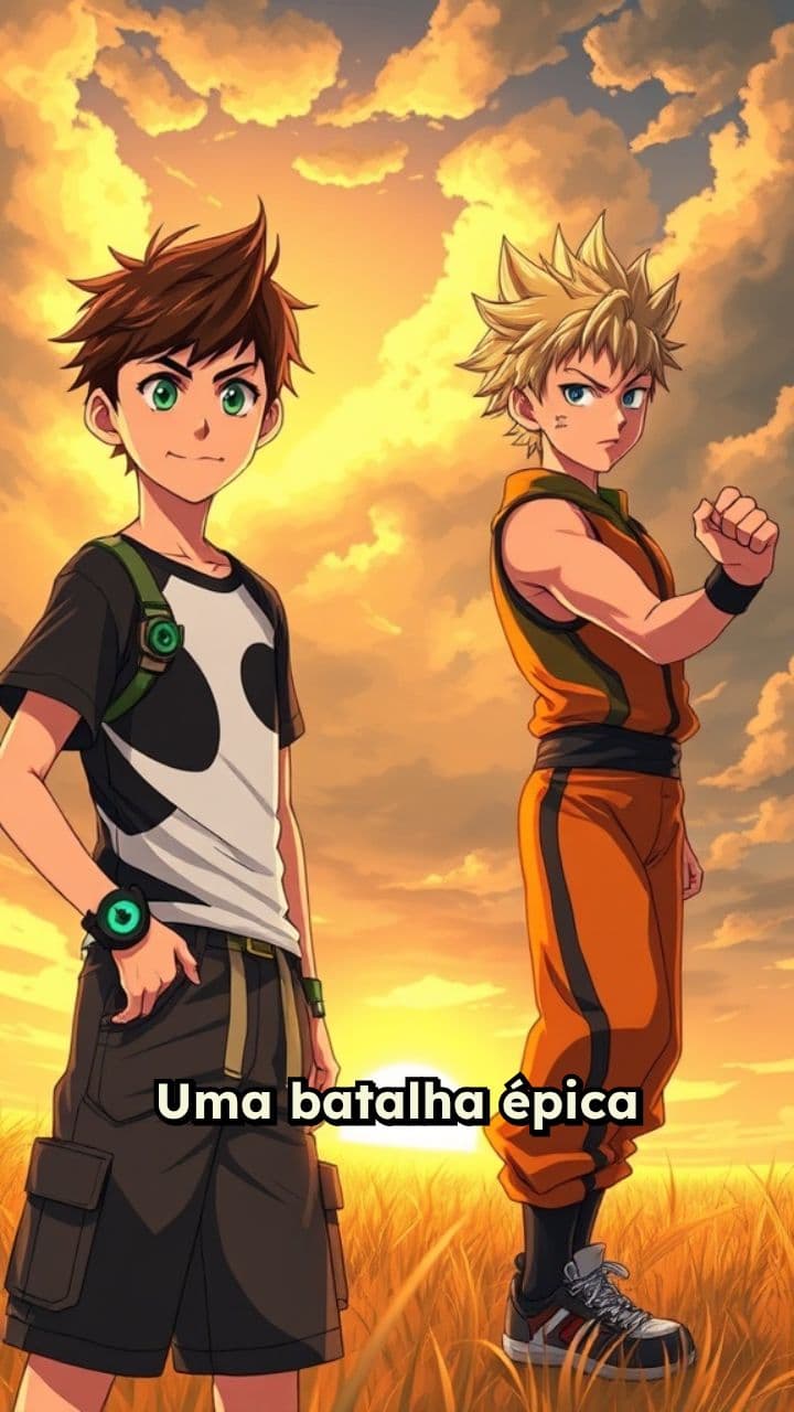 Batalha Épica: Ben 10 vs Naruto