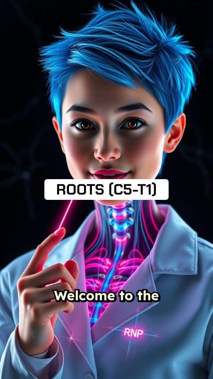 Brachial Plexus in 1 Minute: Neon Style