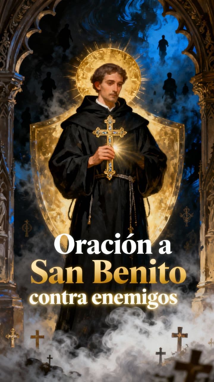 Oración a San Benito contra enemigos
