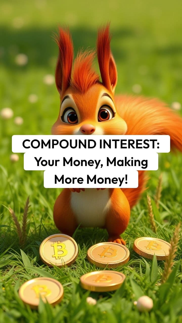 Gen Z Guide to Compound Interest with our squirrel friend