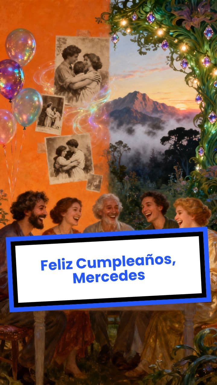Feliz Cumpleaños, Mercedes