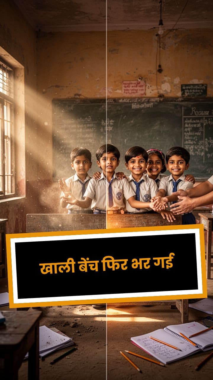 खाली बेंच फिर भर गई