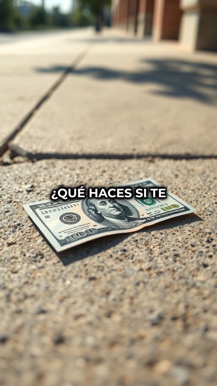 La mentalidad detrás de un billete encontrado