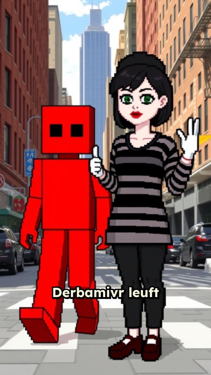 Derbamivr und die Pantomime in New York