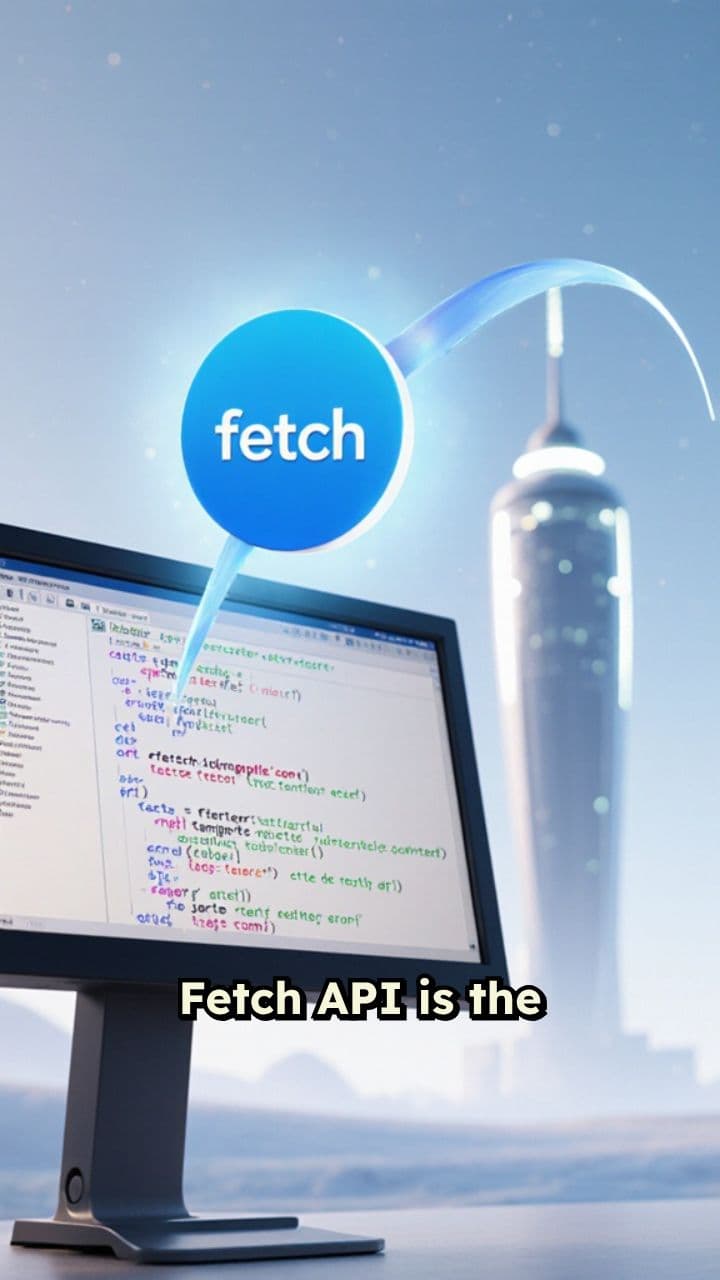 Using Fetch API for HTTP Requests