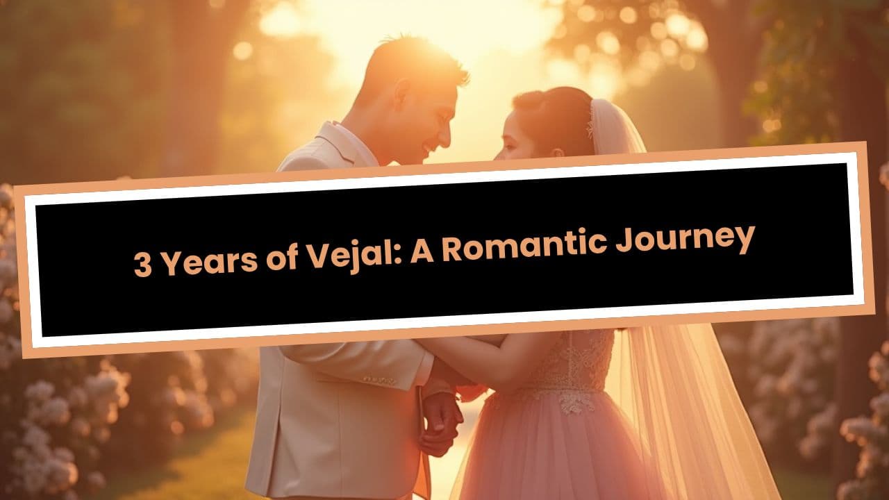 3 Years of Vejal: A Romantic Journey