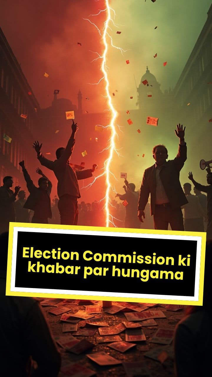 Election Commission ki khabar par hungama