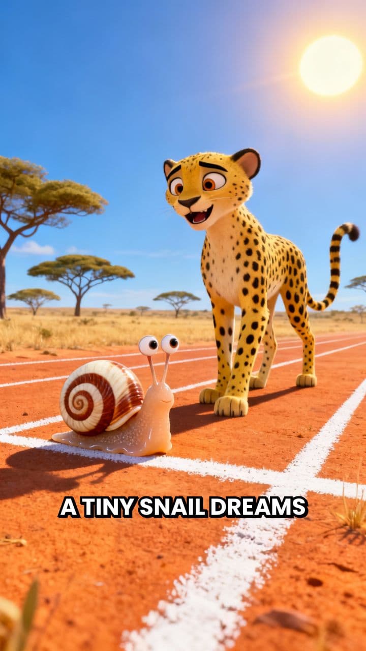 Snail Wins the Big Race