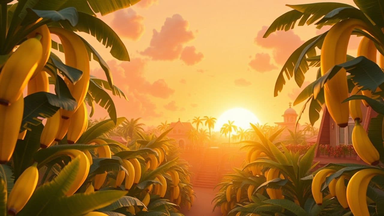 Bananowy świat pełen radości