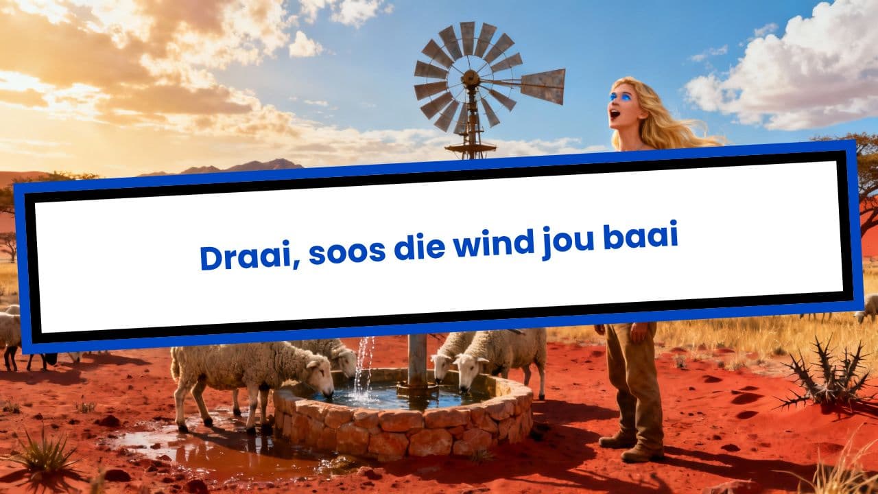 Draai, soos die wind jou baai
