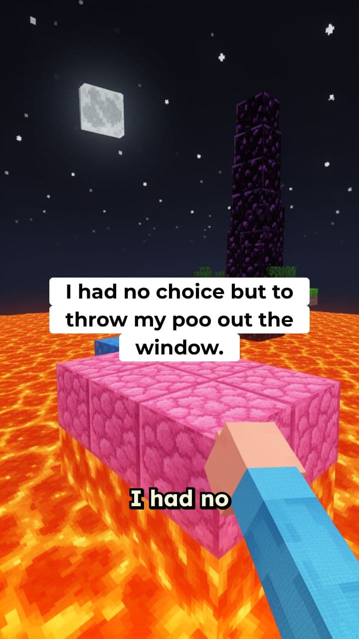 I Had to Throw My Poo Out the Window