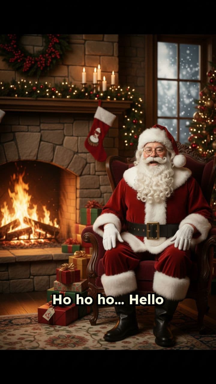 Santa's Message to Adeline and Charlotte