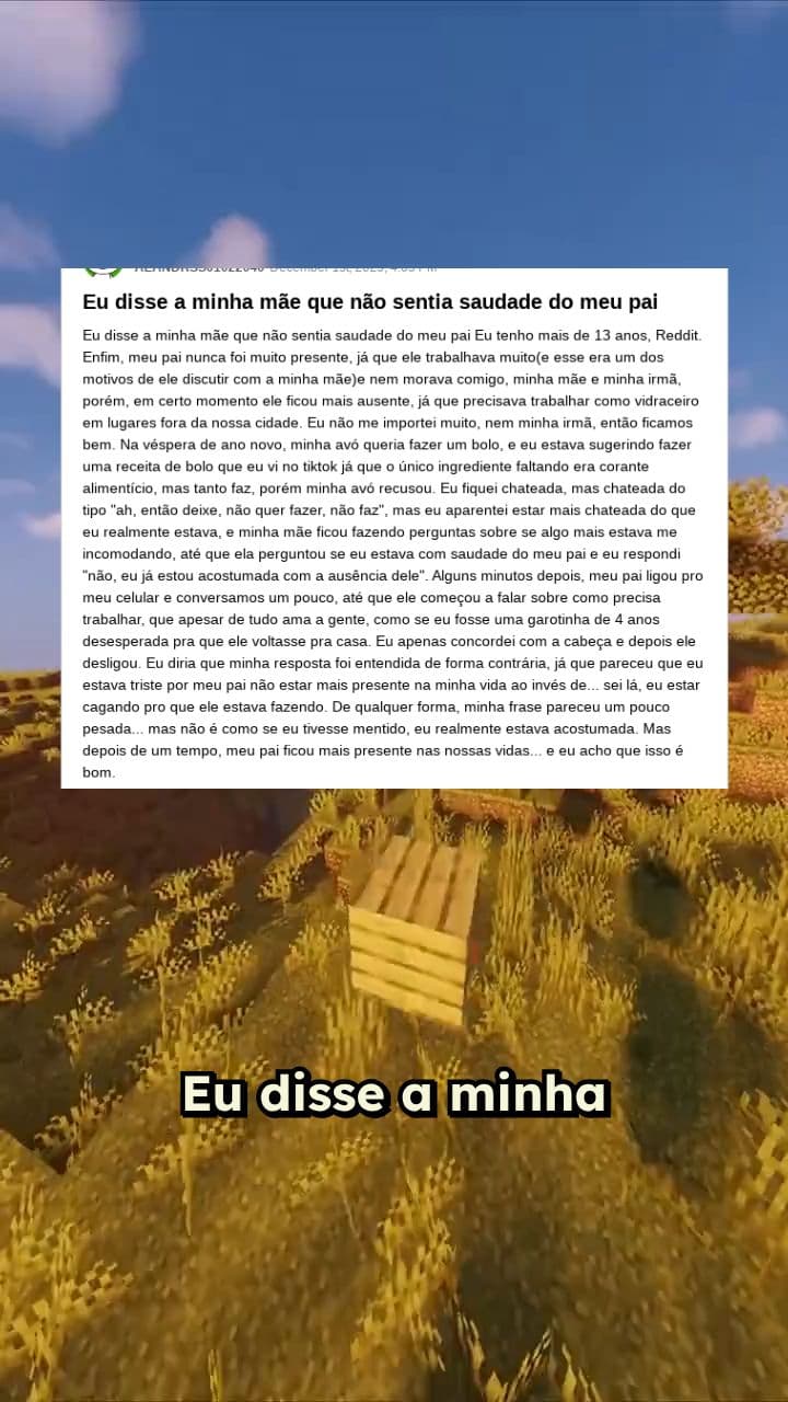 A Ausência do Meu Pai