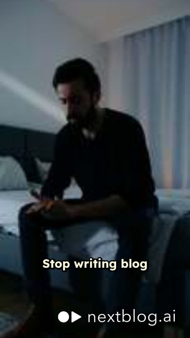 Stop Writing Blog Posts: Use AI