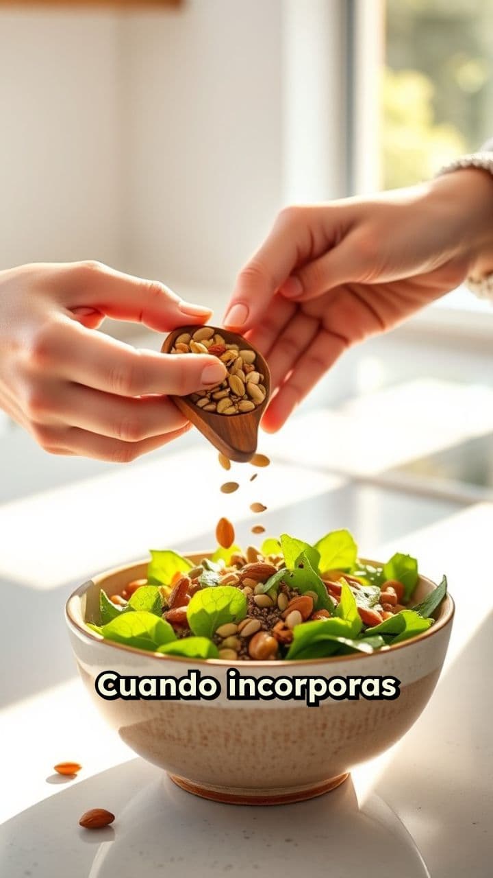 Beneficios de nueces y semillas en la salud