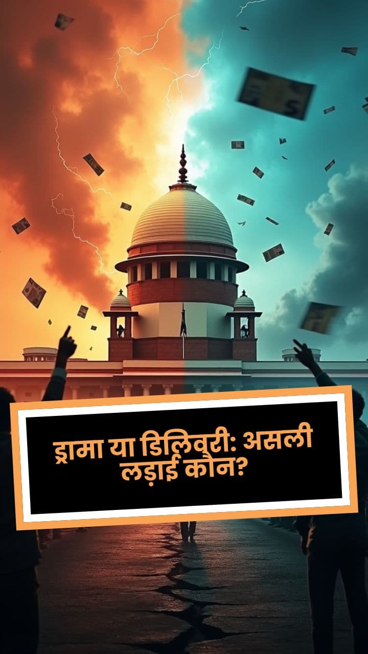 ड्रामा या डिलिवरी: असली लड़ाई कौन?