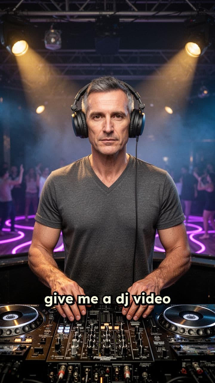 DJ Playing Song GIF Video