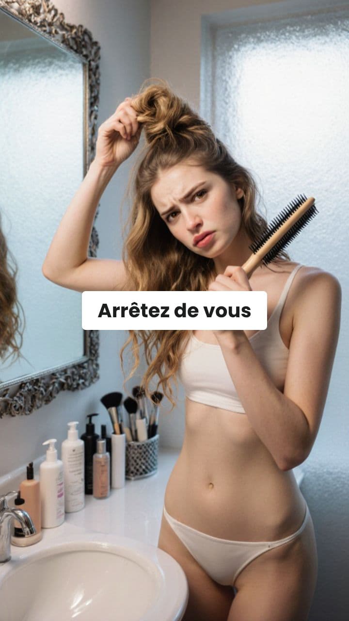 Peigne électrique pour des cheveux lisses