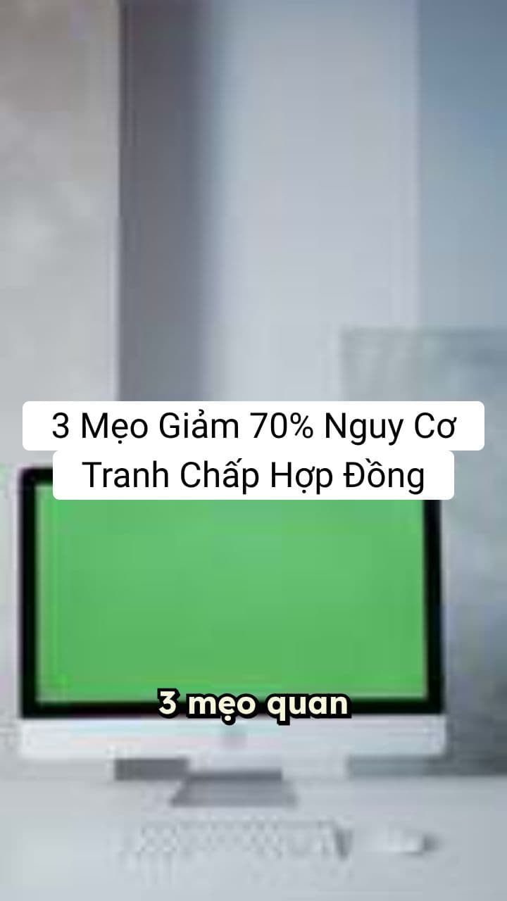 3 Mẹo Giảm Tranh Chấp Hợp Đồng