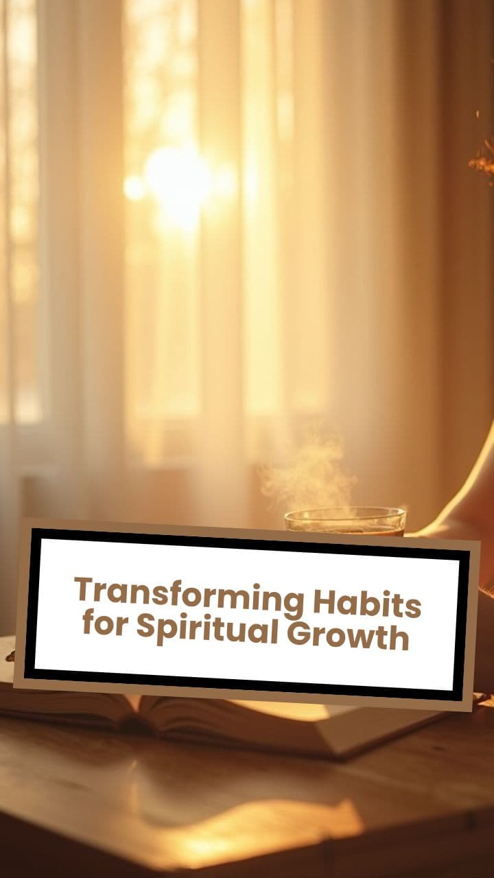 Transforming Habits for Spiritual Growth