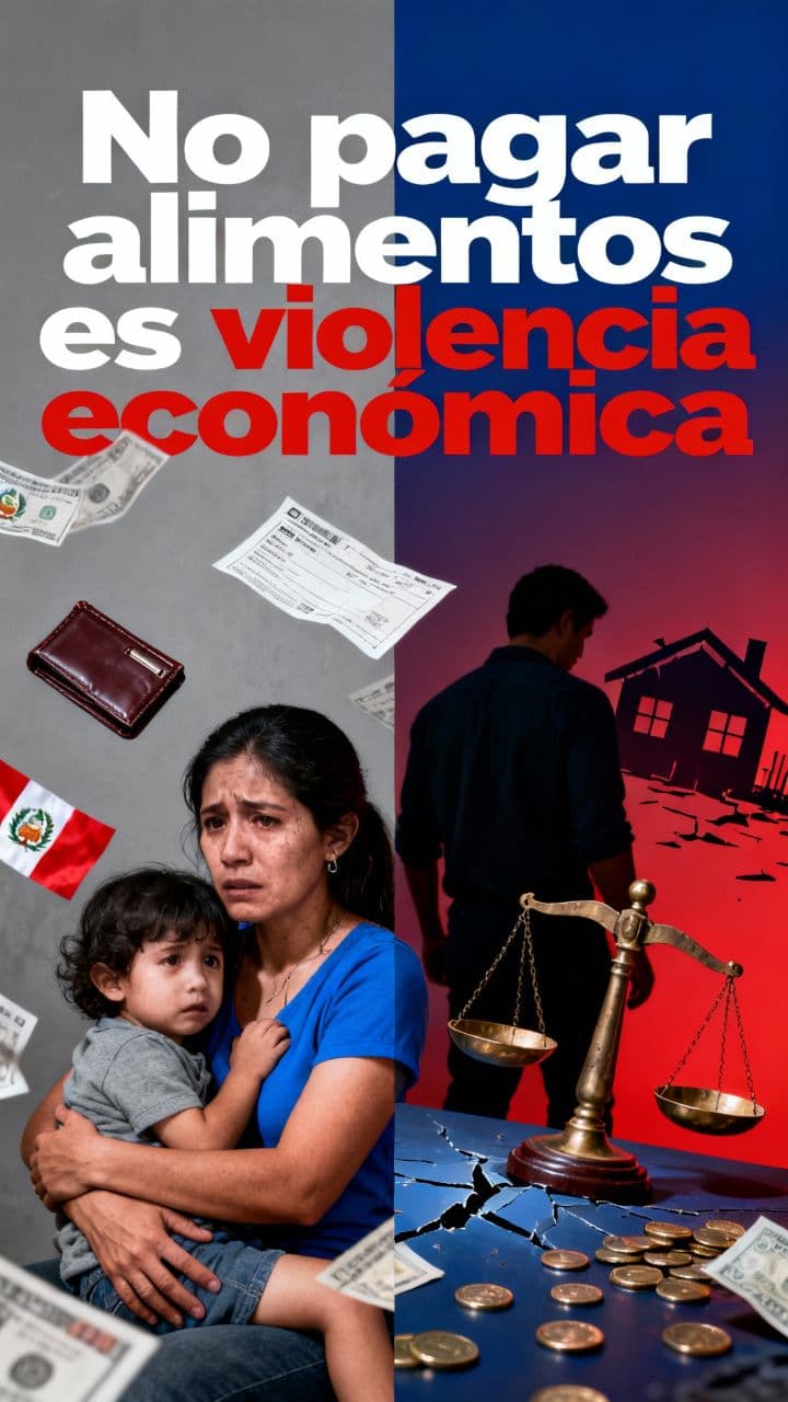 No pagar alimentos es violencia económica