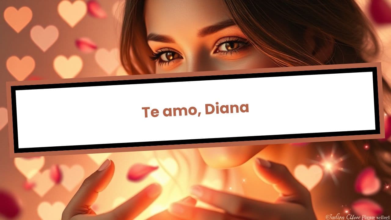 Te amo, Diana