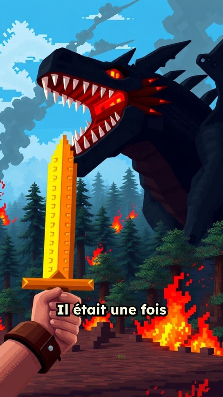 Le dragon de la forêt Minecraft