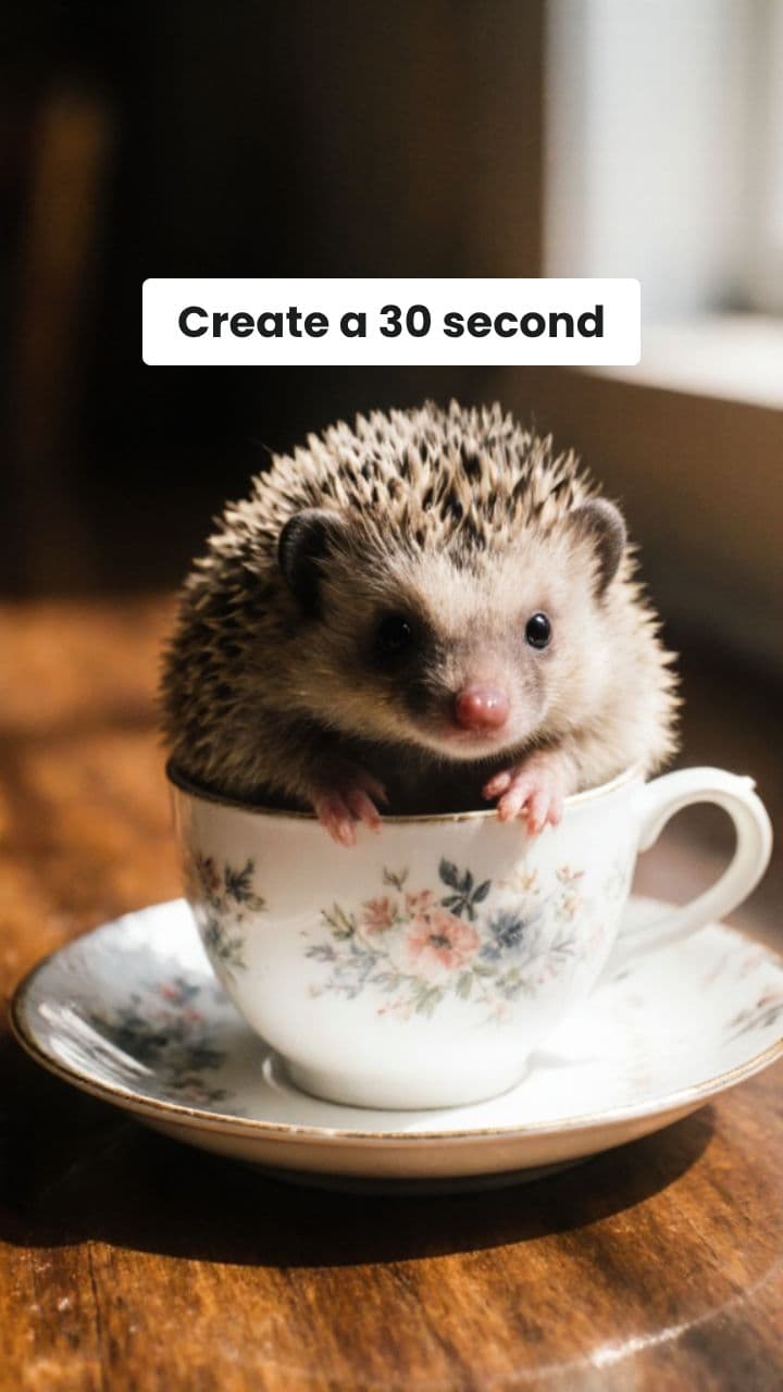 Hedgehog in a Teacup Adventure