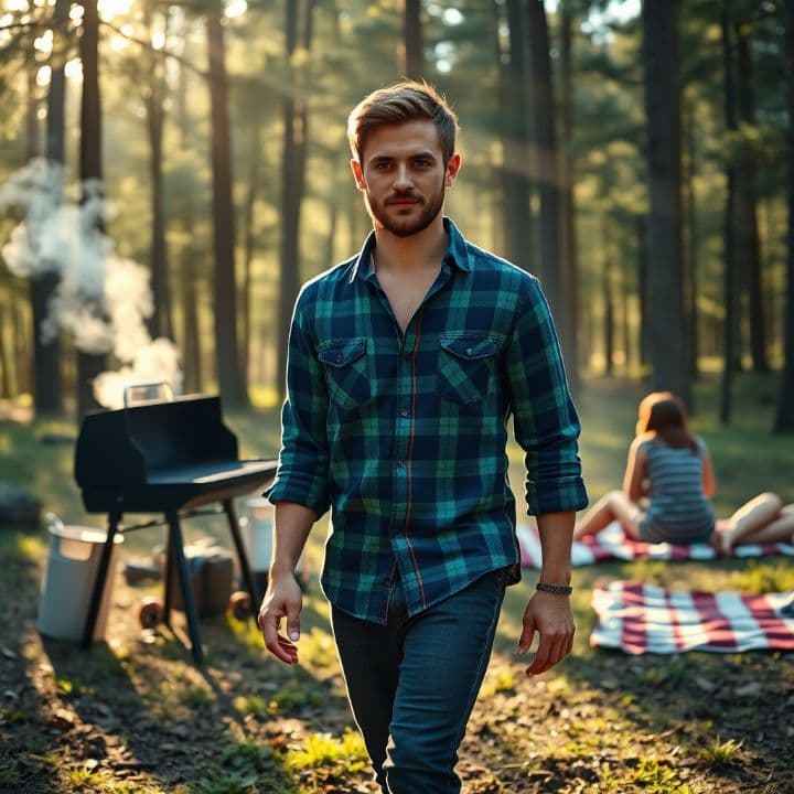 Костер, шашлык и веселье