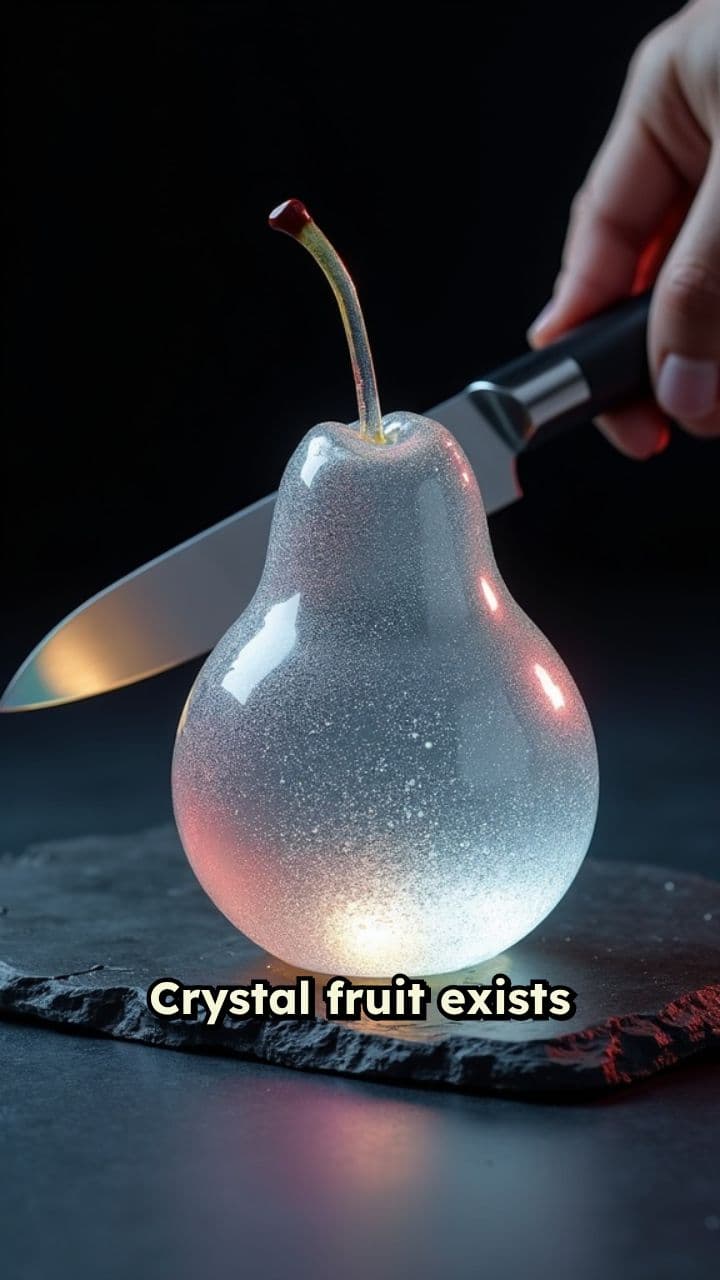 Slicing Crystal Fruit: A Sensory Delight