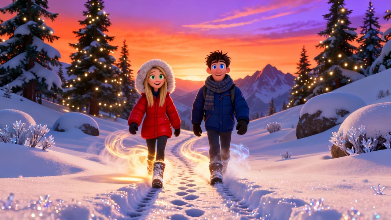 #7319 A Christmas Mountain Trek