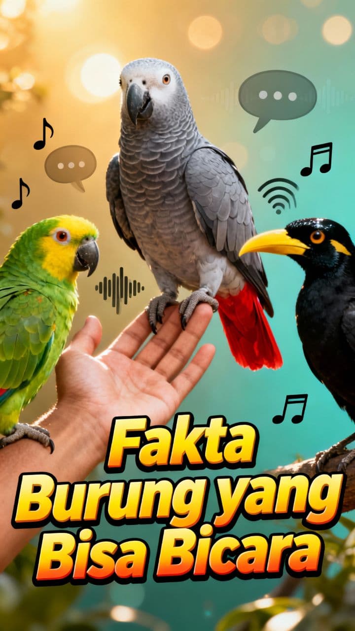 Fakta Burung yang Bisa Bicara