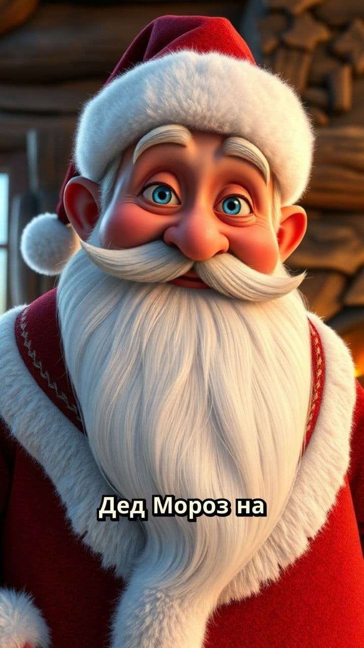 Дед Мороз и новогодний подарок Машеньке