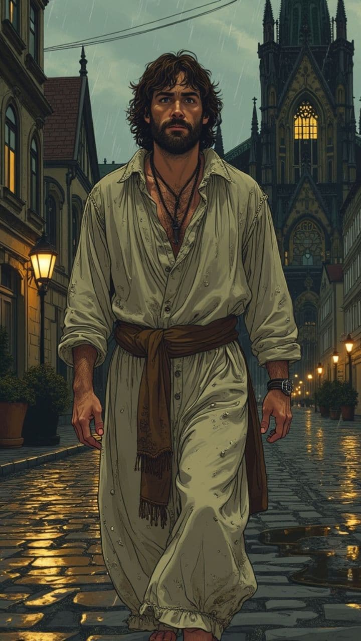 El encuentro en la iglesia.