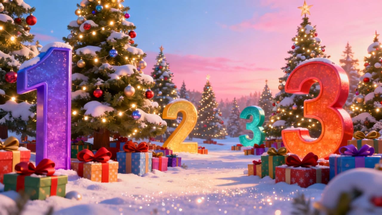 Magie des Chiffres de Noël