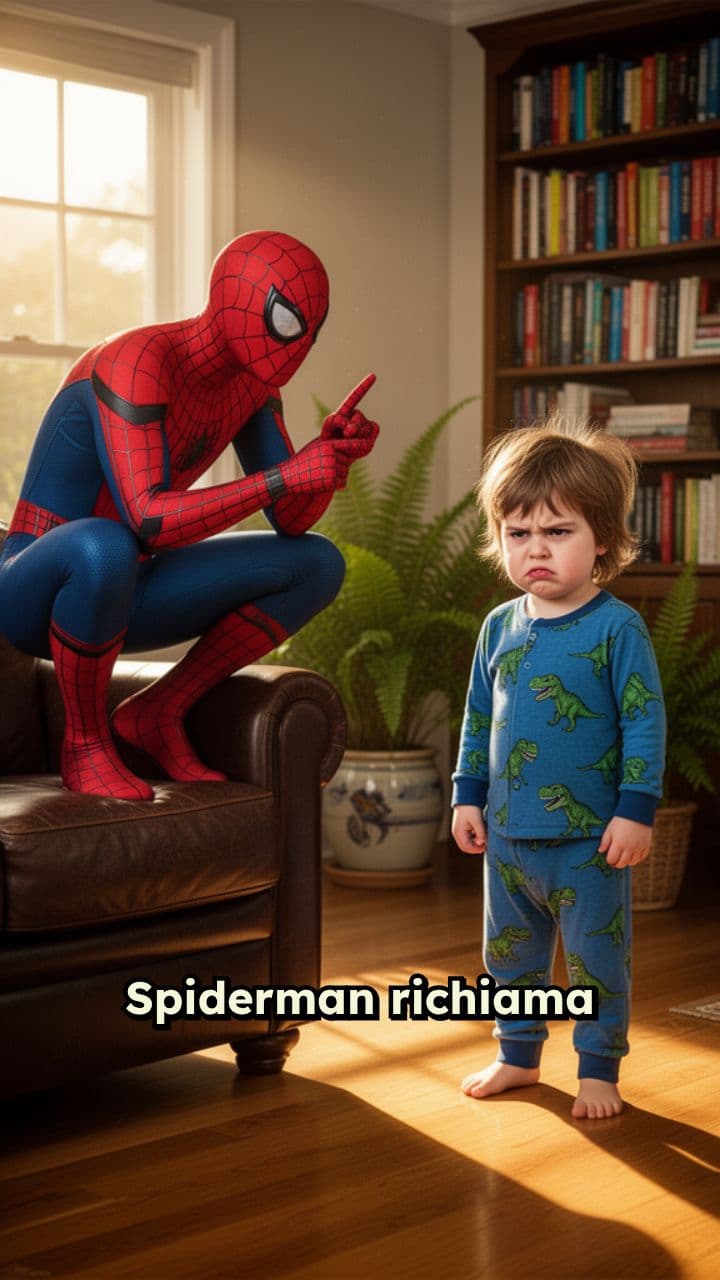 Spiderman richiama Tommaso al rispetto