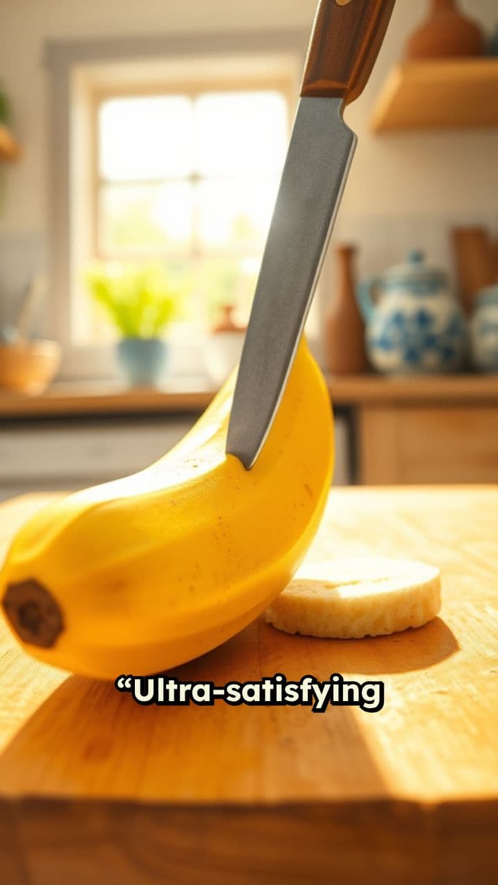 Honey-Drizzled Banana Slice ASMR