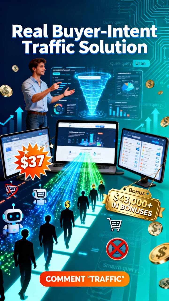 Real Buyer-Intent Traffic Solution