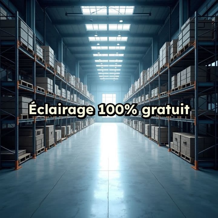 Éclairage LED gratuit pour +300m²