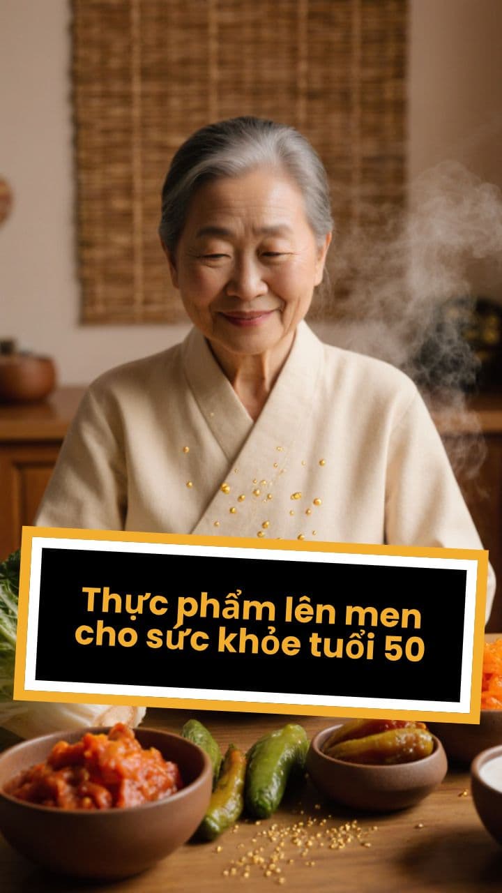 [Chị Thương] Thực phẩm lên men cho sức khỏe tuổi 50
