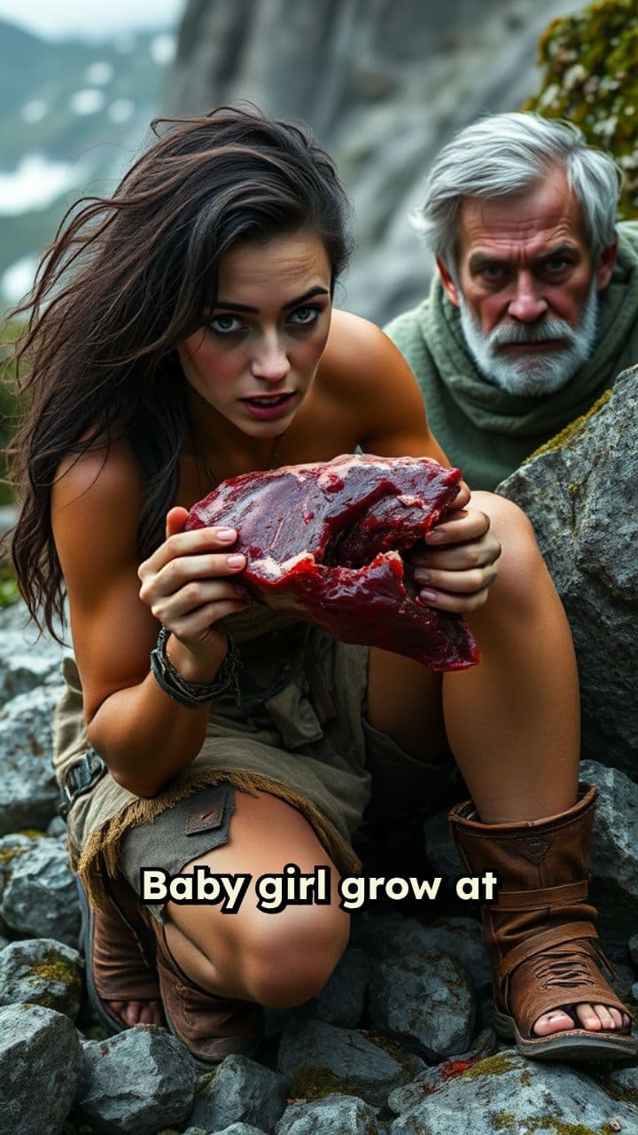 Mountain Girl and the Cow Alube