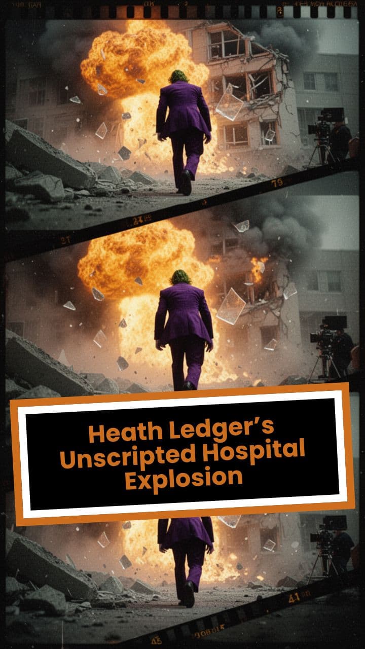 Heath Ledger’s Unscripted Hospital Explosion