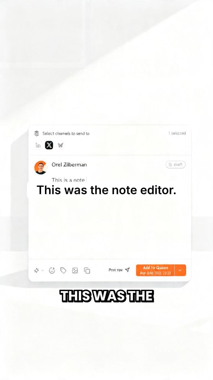 Writestack Note Editor Redesign