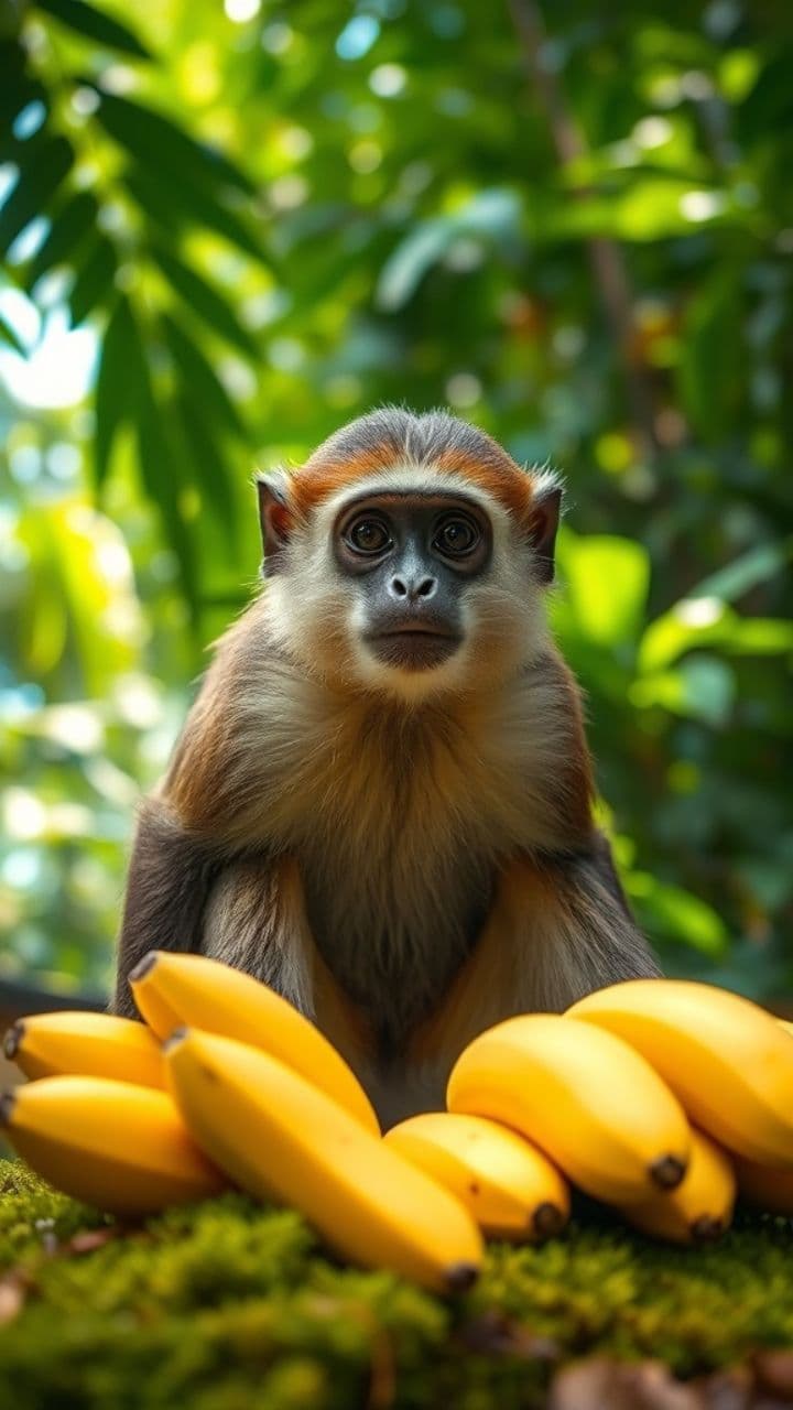 Funny Monkey Mukbang ASMR