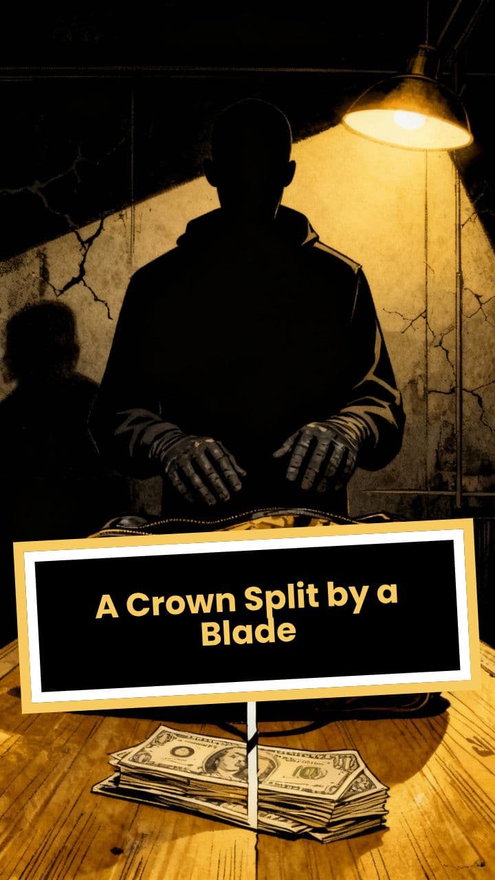 A Crown Split by a Blade