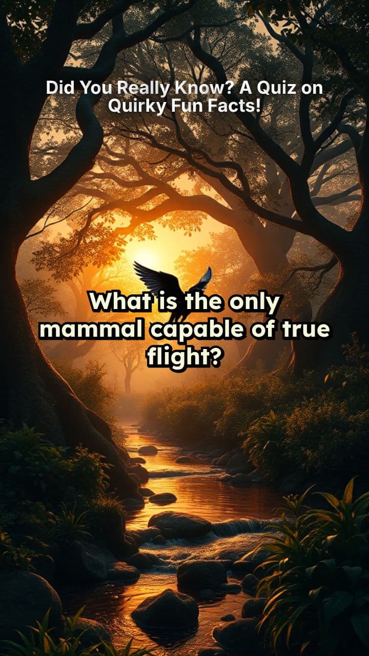 Did You Really Know? A Quiz on Quirky Fun Facts!